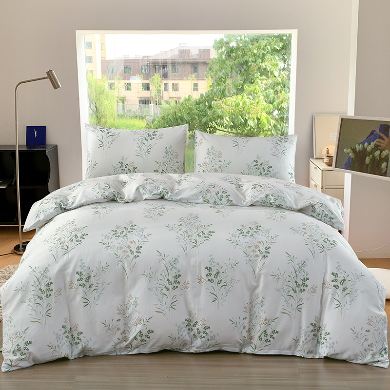 雅鹿全棉斜纹印花四件套2*2.3米（单位：床） 芳草